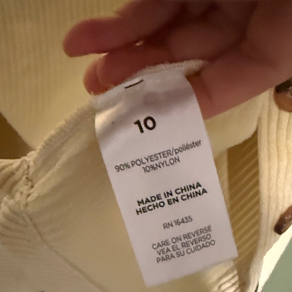 Coldwater Creek Yellow Button Down Shirt - Picture 5 of 5